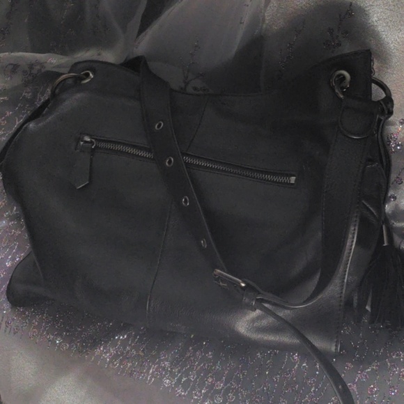 Clements Ribeiro black leather shoulder bag - Picture 3 of 5